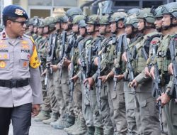 Wakapolda Gorontalo Sambut Pasukan Brimob dari BKO Papua