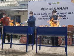 Bea Cukai Gorontalo Selamatkan Uang Negara dari Rokok Ilegal