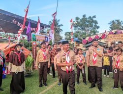 Restorasi Semangat Pramuka, Roman Nasaru Tinjau Kemah Bakti Penggalang IV Di Kecamatan Telaga Jaya