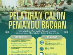 Pelatihan Pemandu Bacaan Maulid dan Rotib: Menjaga Sanad, Melestarikan Tradisi Ahlus Sunah wal Jamaah di Gorontalo