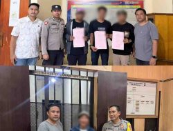 Untuk Perkara DAM, Polres Pohuwato Tahan Empat Orang Tersangka