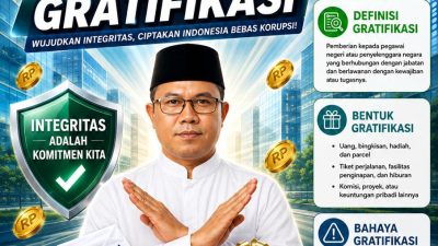 Lewat Flayer Media Sosial, RSUD Toto Kabila Sebarkan Pesan Tegas Anti Gratifikasi