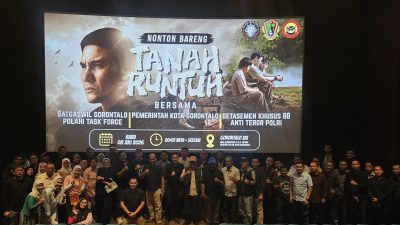 Kolaborasi Pemerintah Kota, Satgaswil, dan Densus 88 Edukasi Pencegahan Radikalisme Lewat Nobar Film Tanah Runtuh