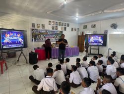 MPLS Ramah 2026 di SMP Negeri 5 Kota Gorontalo, Tim Cegah Densus 88 Ajak Siswa Rawat Persatuan dengan Kasih Sayang