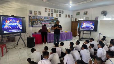 MPLS Ramah 2026 di SMP Negeri 5 Kota Gorontalo, Tim Cegah Densus 88 Ajak Siswa Rawat Persatuan dengan Kasih Sayang