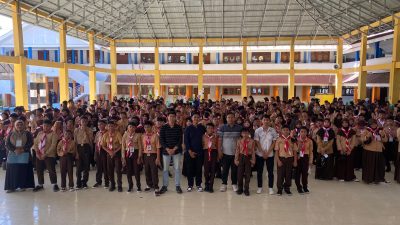 Tanamkan Semangat Kebangsaan dan Perkuat Toleransi, Tim Cegah Satgaswil Gorontalo Densus 88 Hadir di MPLS Ramah 2026 SMPN 1 Kota Gorontalo