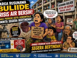 Krisis Air Bersih di Rusunawa Buliide Tak Kunjung Teratasi, Warga Minta Dinas Perkim Kota Gorontalo Segera Bertindak.