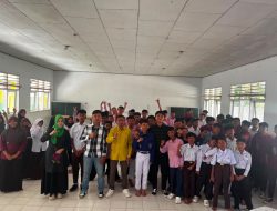 Cegah Paham Radikal, Satgaswil Gorontalo Sosialisasikan Wawasan Kebangsaan di SMPN 1 Telaga Jaya