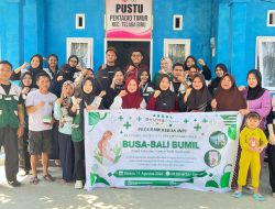 BUSA-BALI BUMIL Perkuat Peran Keluarga dalam Deteksi Dini Risiko Tinggi Kehamilan di Desa Pentadio Timur