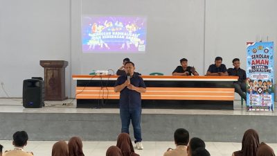 Perkuat Ketahanan Ideologi Pelajar, Satgaswil Gorontalo dan Dit Intelkam Polda Gorontalo Gelar Sosialisasi Wawasan Kebangsaan di SMA Negeri 1 Kabila