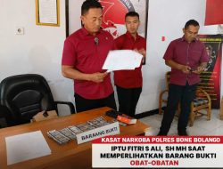 Satresnarkoba Polres Bonbol Ungkap Kasus Peredaran Psikotropika, Amankan 750 Butir Obat Tanpa Izin