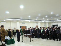 Bupati Bone Bolango Lantik Sejumlah Pejabat, Struktur RSUD Toto Kabila Mengalami Penyegaran