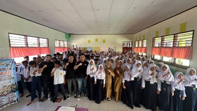 Cegah Paham IRET, Satgaswil Gorontalo Beri Edukasi Wawasan Kebangsaan di SMPN 7 Telaga Biru