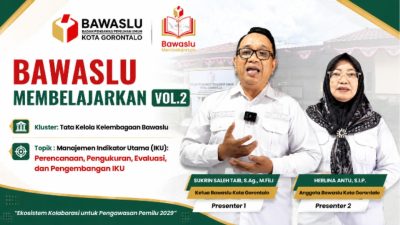 Dari Target ke Capaian, Bawaslu Kota Gorontalo Kupas Manajemen IKU dalam Bawaslu Membelajarkan Vol. 2