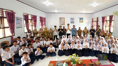 Cegah Kekerasan Sejak Dini, Densus 88 Tim Cegah Satgaswil Gorontalo Edukasi Siswa SMP Negeri 4 Limboto