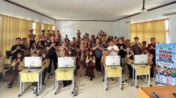 Tim Cegah Densus 88 AT Satgaswil Gorontalo dan Subdit IV Dit Intel Polda Gorontalo Edukasi Siswa SMA Negeri 2 tentang Wawasan Kebangsaan